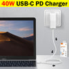 Wall Charger USB C QC3.0 PD Power Adapter Fast Charging For iPhone iPad Macbook