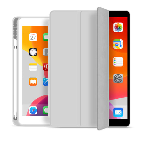 iPad 10.2 2019/2020 iPad Air3 10.5 Shockproof Silicone Smart Cover With Pen Holder
