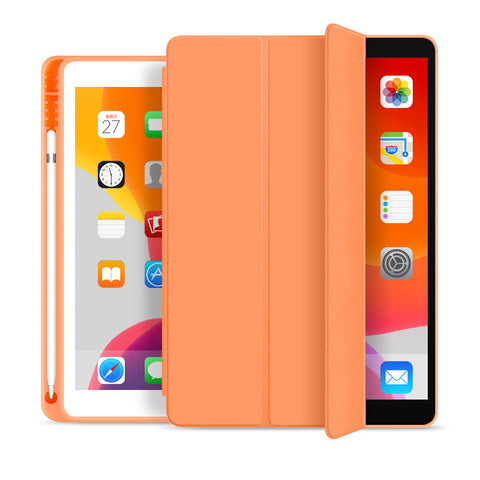 iPad 10.2 2019/2020 iPad Air3 10.5 Shockproof Silicone Smart Cover With Pen Holder