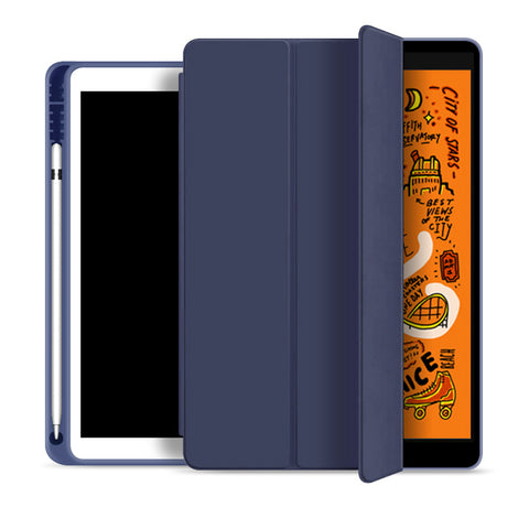iPad 10.2 2019/2020 iPad Air3 10.5 Shockproof Silicone Smart Cover With Pen Holder