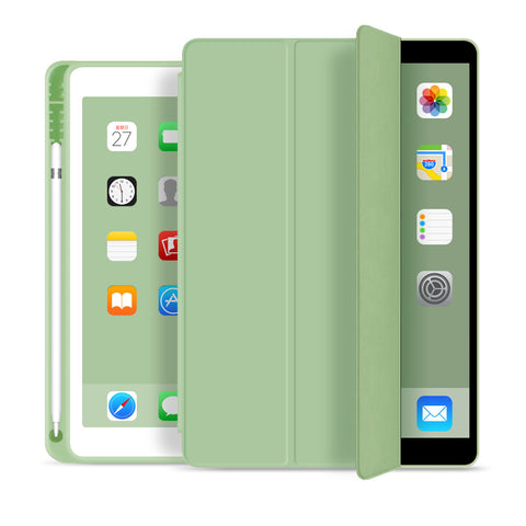 iPad 10.2 2019/2020 iPad Air3 10.5 Shockproof Silicone Smart Cover With Pen Holder