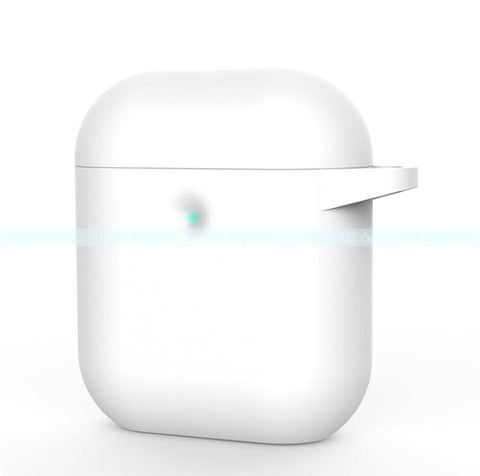 For Airpods 1/2 Case Shockproof Silicone Earphones Cover With Ring Holder
