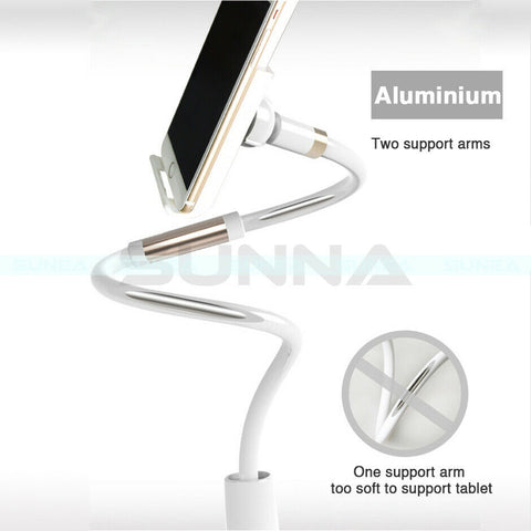 Tablet Phone Holder For Bed Desk 360° Long Arm 100cm Stand iPad Air iPhone Phone