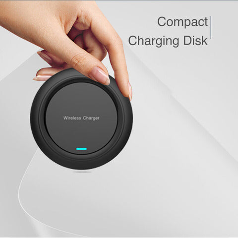 Qi Wireless Charger Fast Charging Pad For iPhone 13 12 11 Max Pro Samsung 15W