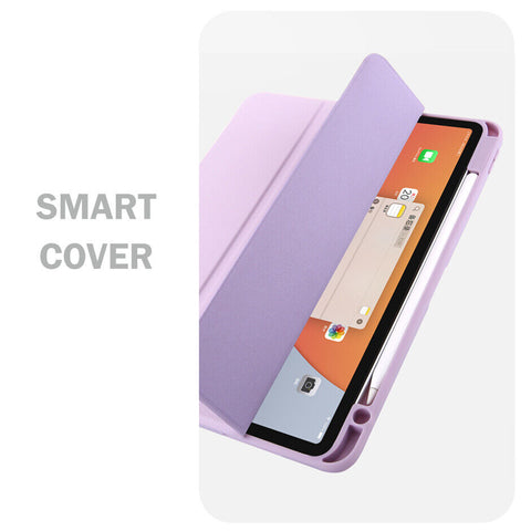 For iPad Pro 12.9 11 Air 10.9 Case 2021 5th 4th Gen Smart Cover Stand Pen Holder