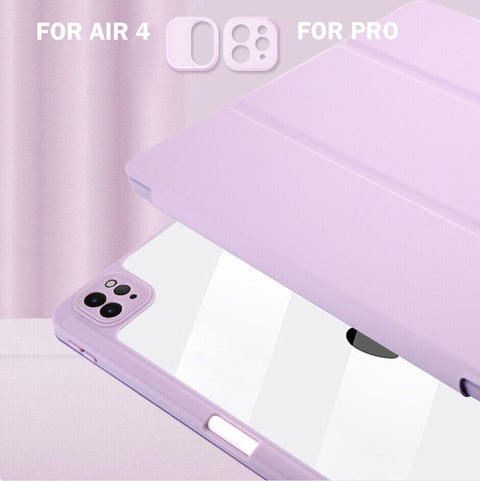 For iPad Pro 12.9 11 Air 10.9 Case 2021 5th 4th Gen Smart Cover Stand Pen Holder