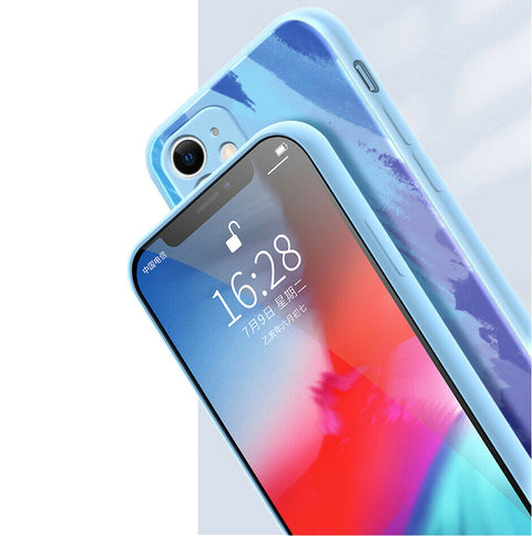 Tempered Glass Case Marble Cover Silicon Frame Slim Hybrid For iPhone 12/PRO/MAX
