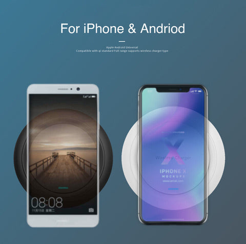 Qi Wireless Charger Fast Charging Pad For iPhone 13 12 11 Max Pro Samsung 15W