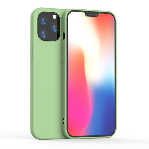 For iPhone 12 Pro Max Mini 11 Silicone Case Shockproof Heavy Cover Slim Bumper