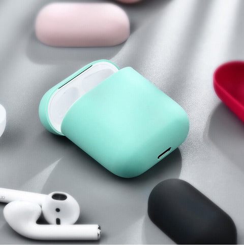 For Airpods 1/2 Case Shockproof Silicone Earphones Cover Slim Thin Fit