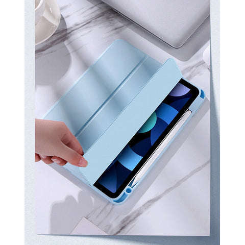 For iPad Air4 Case 10.9 2020 iPad Pro 11 12.9 Magnetic Smart Silicone Cover Pen
