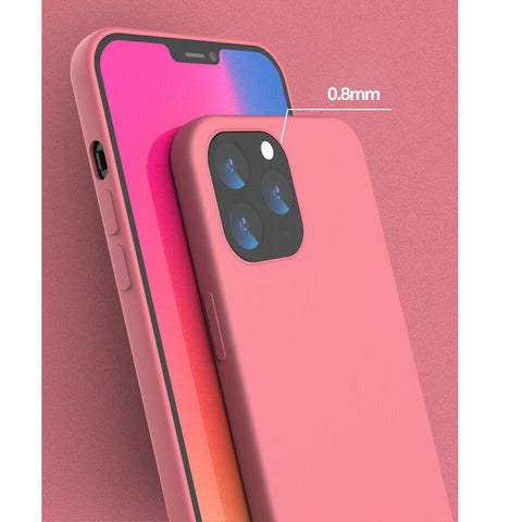 For iPhone 12 Pro Max Mini 11 Silicone Case Shockproof Heavy Cover Slim Bumper