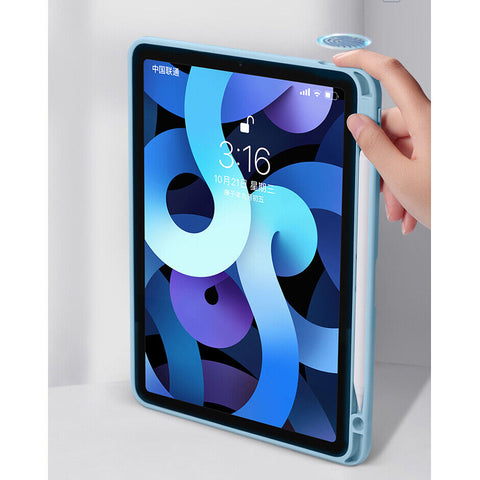 For iPad Air4 Case 10.9 2020 iPad Pro 11 12.9 Magnetic Smart Silicone Cover Pen