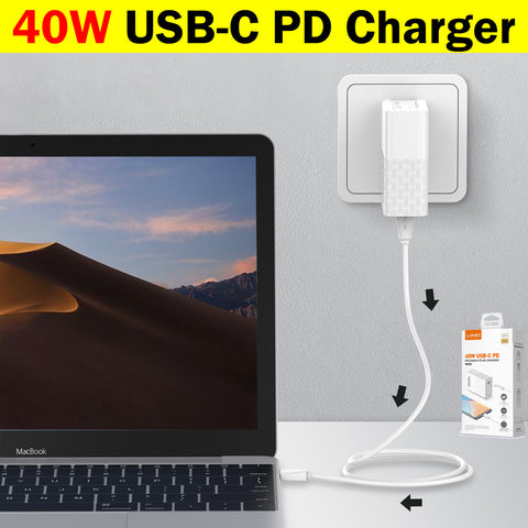 Wall Charger USB C QC3.0 PD Power Adapter Fast Charging For iPhone iPad Macbook