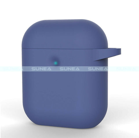 For Airpods 1/2 Case Shockproof Silicone Earphones Cover With Ring Holder