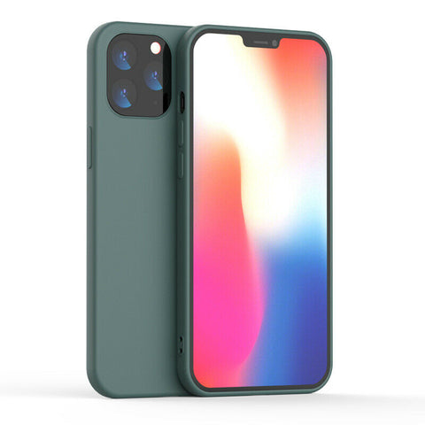 For iPhone 12 Pro Max Mini 11 Silicone Case Shockproof Heavy Cover Slim Bumper