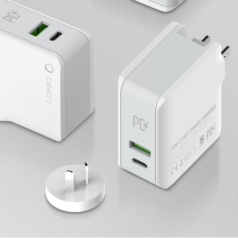 PD USB C Fast Charging Charger Dual Ports Wall Adapter 30W For iPhone Android AU
