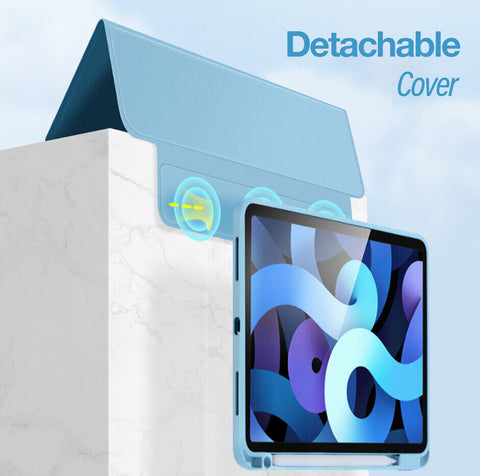 For iPad Air4 Case 10.9 2020 iPad Pro 11 12.9 Magnetic Smart Silicone Cover Pen