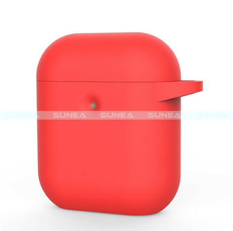 For Airpods 1/2 Case Shockproof Silicone Earphones Cover With Ring Holder