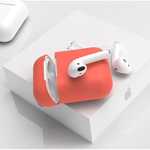 For Airpods 1/2 Case Shockproof Silicone Earphones Cover Slim Thin Fit