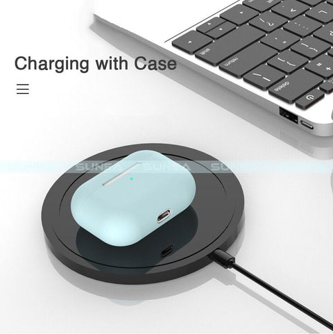 For Airpods Pro Case Earphones Silicone Cover Ultra Slim Matt Finish