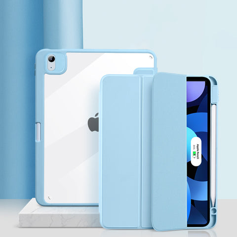 For iPad Air4 Case 10.9 2020 iPad Pro 11 12.9 Magnetic Smart Silicone Cover Pen