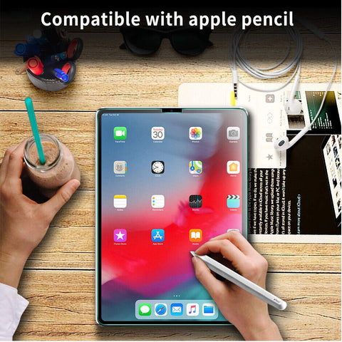 For iPad 10.2 Air 10.9 Pro 11/12.9 Tempered Glass Screen Protector