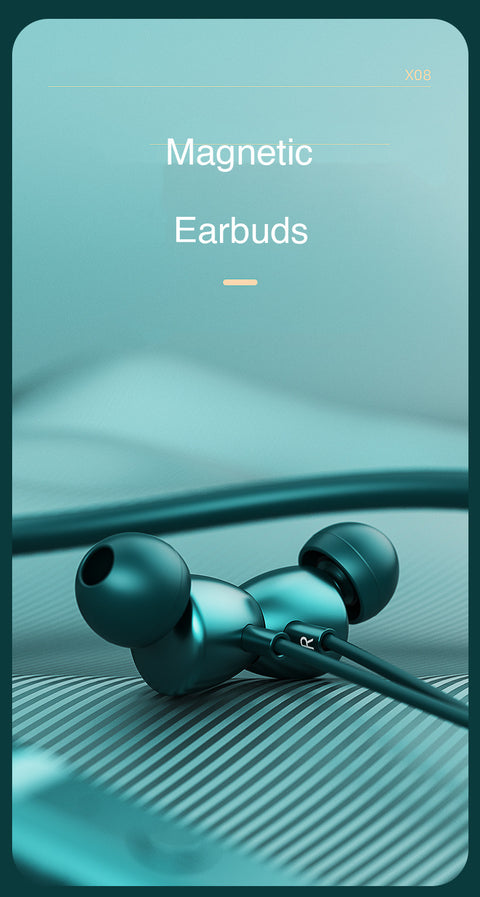 Bluetooth 5 Earphones Wireless Headphones Sport With Mic Noise Cancelling Stereo