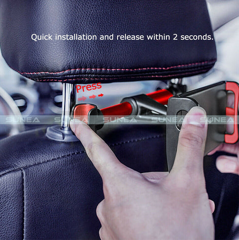 Tablet Holder For Car Seat Headrest Universal Phone Mount For iPad iPhone