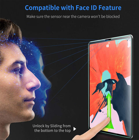 For iPad 10.2 Air 10.9 Pro 11/12.9 Tempered Glass Screen Protector