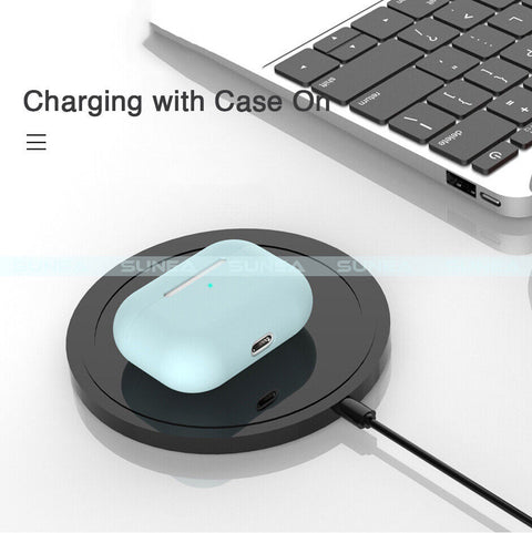 For Airpods Pro Case Earphones Silicone Cover Ultra Slim Light Matt Finish