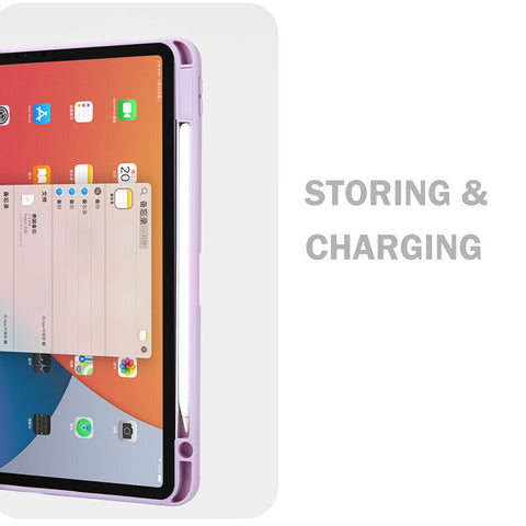 For iPad Pro 12.9 11 Air 10.9 Case 2021 5th 4th Gen Smart Cover Stand Pen Holder