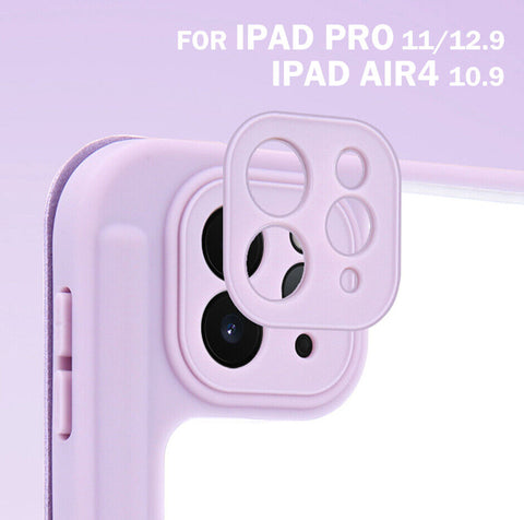 For iPad Pro 12.9 11 Air 10.9 Case 2021 5th 4th Gen Smart Cover Stand Pen Holder