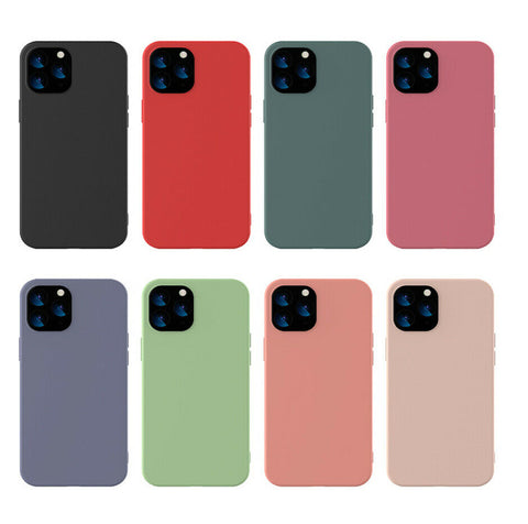 For iPhone 12 Pro Max Mini 11 Silicone Case Shockproof Heavy Cover Slim Bumper