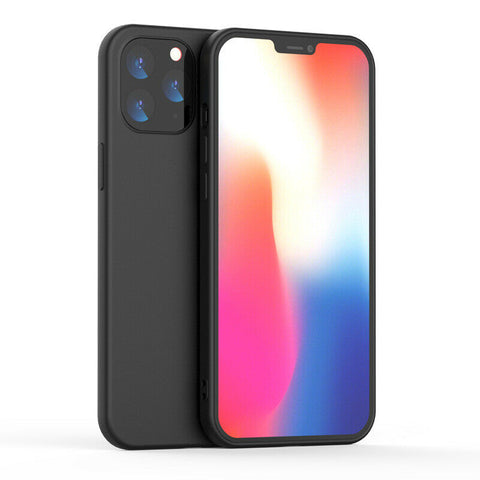 For iPhone 12 Pro Max Mini 11 Silicone Case Shockproof Heavy Cover Slim Bumper