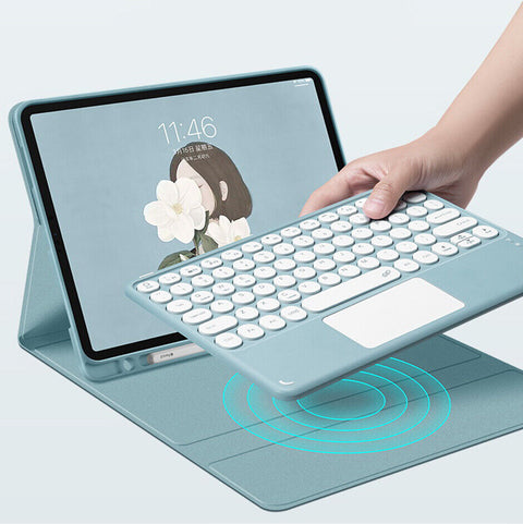 For iPad Air 10.9 Case Keyboard Smart Cover Stand Touchpad Pen Holder Bluetooth