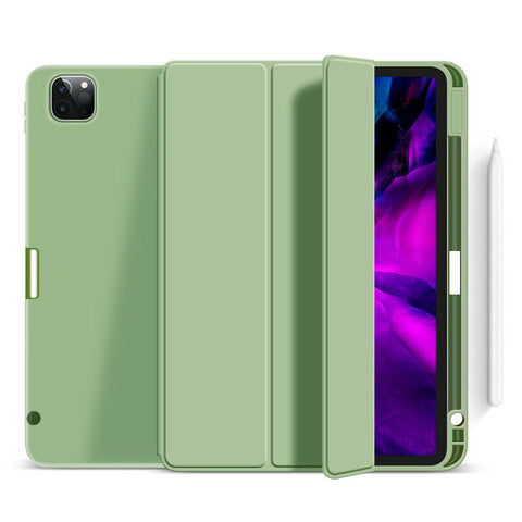 iPad Pro 11/12.9 Case Air 4 2020 Shockproof Silicon Smart Cover With Pen Holder