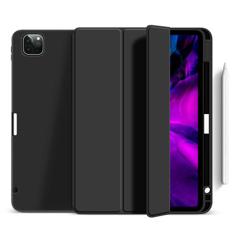 iPad Pro 11/12.9 Case Air 4 2020 Shockproof Silicon Smart Cover With Pen Holder