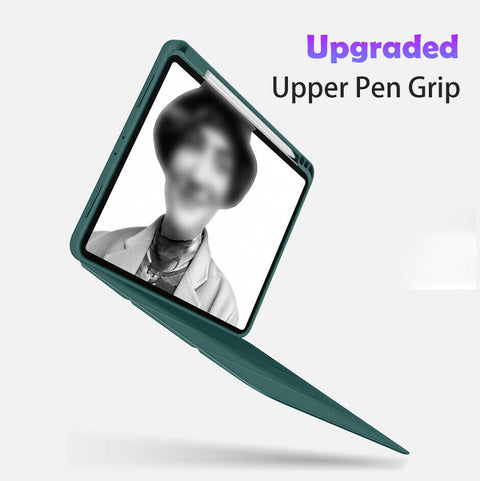 iPad Pro 11/12.9 Case Air 4 2020 Shockproof Silicon Smart Cover With Pen Holder