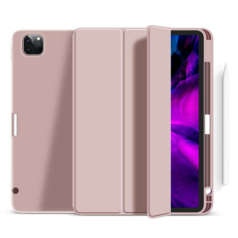 iPad Pro 11/12.9 Case Air 4 2020 Shockproof Silicon Smart Cover With Pen Holder