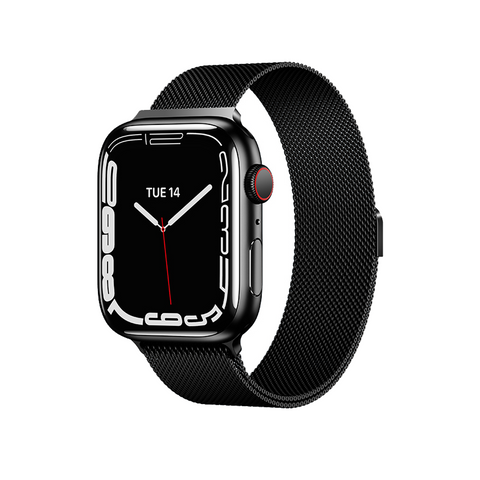 Stainless Steel Magnetic Absorption Strap Metal Mesh Quick Release Wristband Sport Loop for Aple Watch 38 mm 40mm 42 mm 44mm