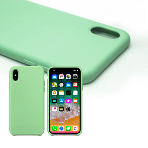 Silicone Slim Case Soft Cover Lightweight Matt For Apple iPhone X