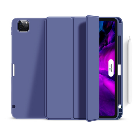iPad Pro 11/12.9 Case Air 4 2020 Shockproof Silicon Smart Cover With Pen Holder