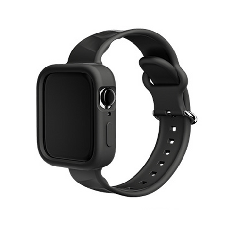 Sport Silicone Strap Band For iWatch Watch Series 7 6 5 4 3 2 SE 38 40 41 42 44 45mm