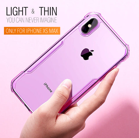 For iPhone XS Max Case Shockproof Ultra Slim Bumper Cover Clear
