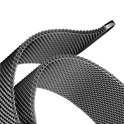 Stainless Steel Magnetic Absorption Strap Metal Mesh Quick Release Wristband Sport Loop for Aple Watch 38 mm 40mm 42 mm 44mm