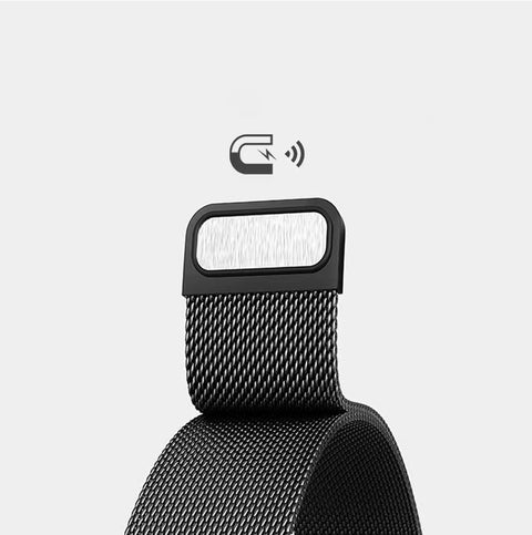Stainless Steel Magnetic Absorption Strap Metal Mesh Quick Release Wristband Sport Loop for Aple Watch 38 mm 40mm 42 mm 44mm
