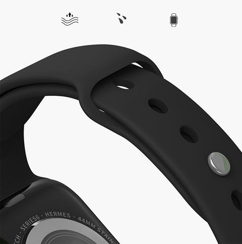 Compatible for Apple Watch Band 38mm 40mm 42mm 44mm 45mm Soft Silicone Sport Strap