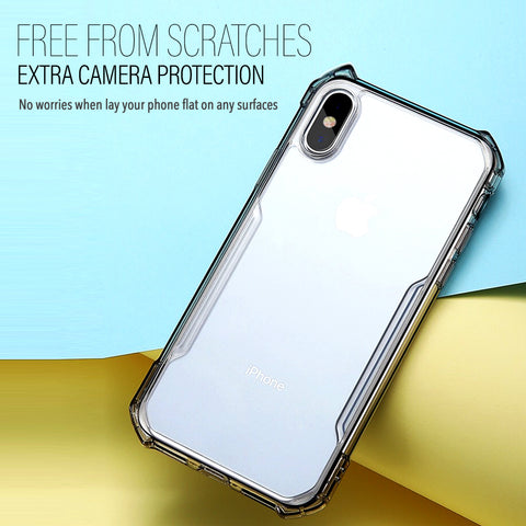 For iPhone XS Max Case Shockproof Ultra Slim Bumper Cover Clear