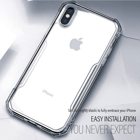 For iPhone XS Max Case Shockproof Ultra Slim Bumper Cover Clear
